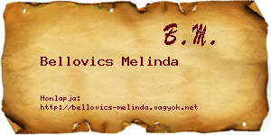 Bellovics Melinda névjegykártya